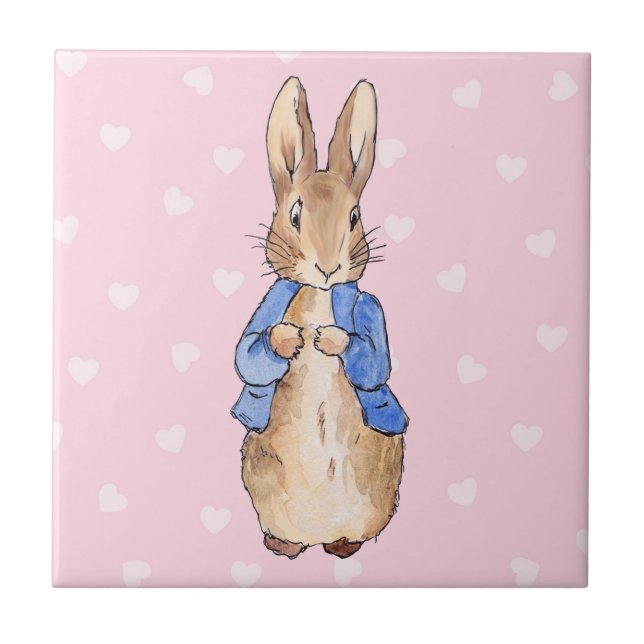  Peter the rabbit Ceramic Tile (Front)