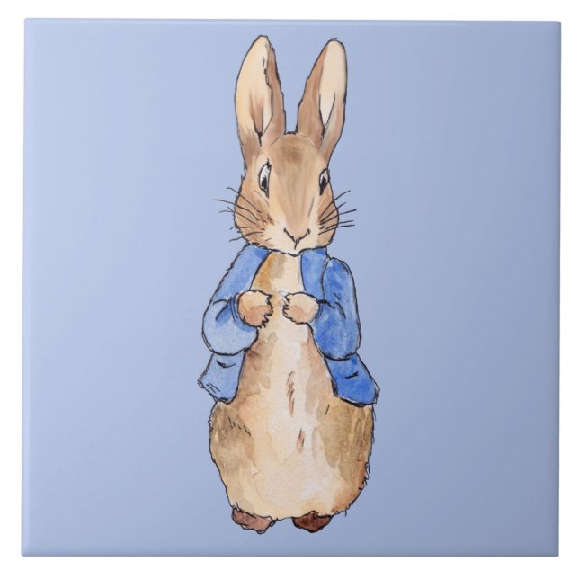 Peter the rabbit  ceramic tile (Front)