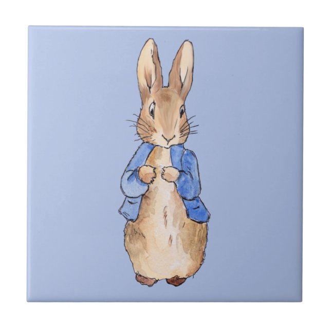 Peter the rabbit  ceramic tile (Front)