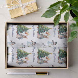 Peter the Rabbit Christmas tree Tissue Paper