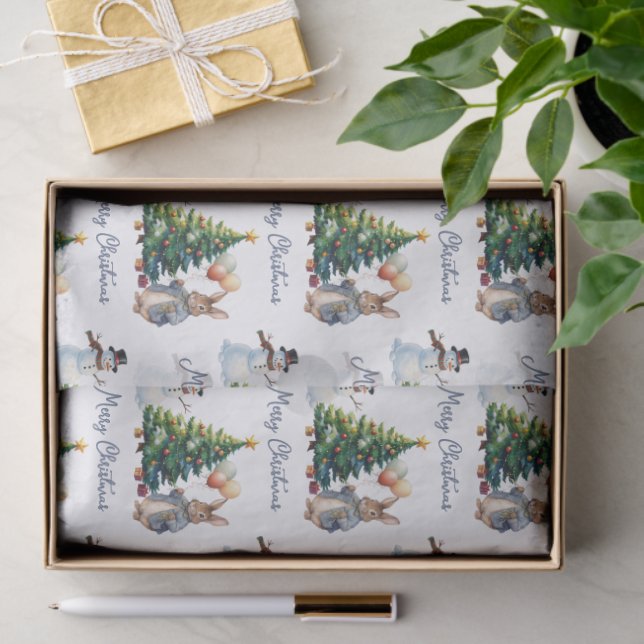 Peter the Rabbit Christmas tree Tissue Paper (Gift)