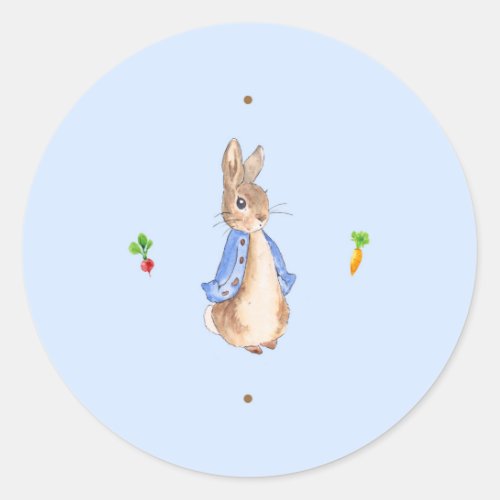 Peter the Rabbit Classic Round Sticker