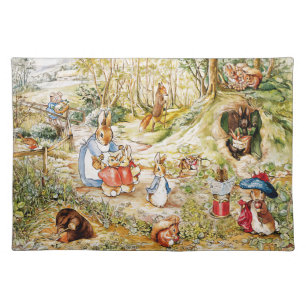 Peter the Rabbit Cloth Placemat