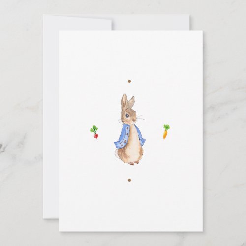 Peter the Rabbit Customizable Invitation