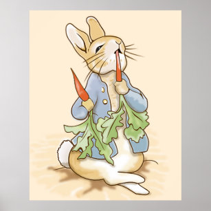 peter rabbit with carrot