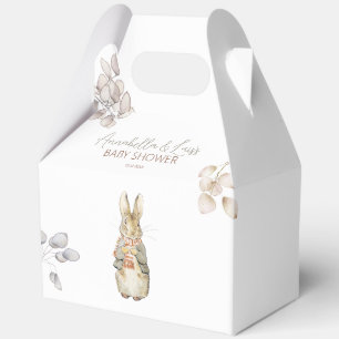 Peter the Rabbit Fall Autumn Winter Baby Shower Favor Boxes
