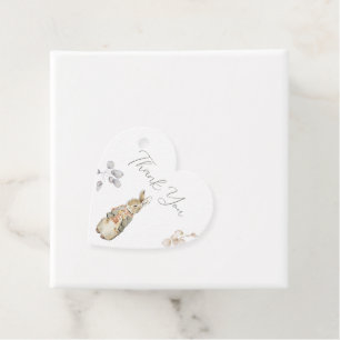 Peter the Rabbit Fall Autumn Winter Baby Shower Favor Tags