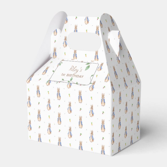 Peter the Rabbit Favor Boxes (Front Side)