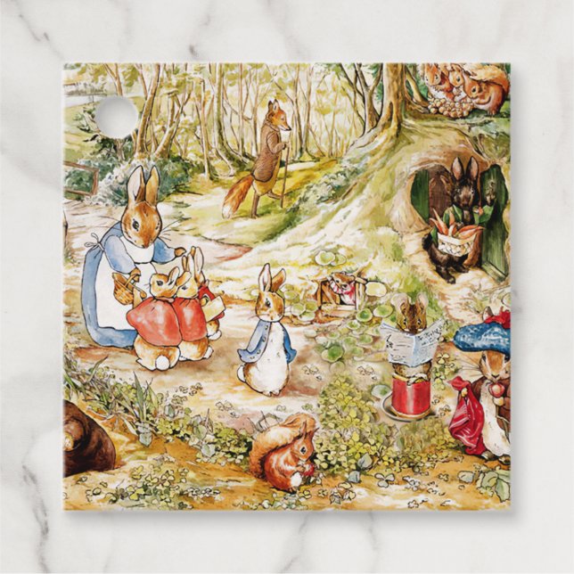 Peter the Rabbit  Favor Tags (Front)