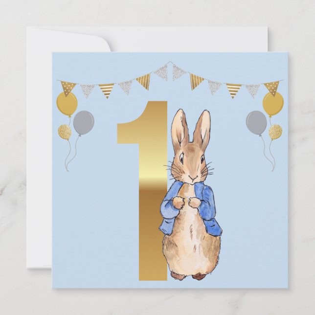 Peter the Rabbit First Birthday (Front)