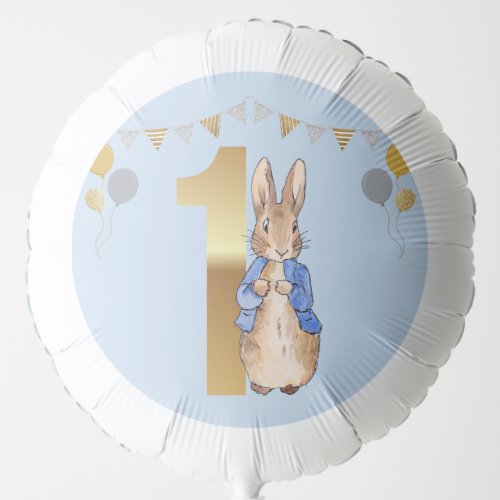 Peter the Rabbit First Birthday Balloon