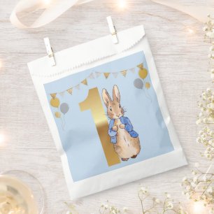 Peter the Rabbit First Birthday Favor Bag