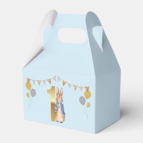 Peter the Rabbit First Birthday Favor Boxes