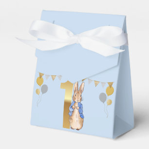 Peter the Rabbit First Birthday Favor Boxes