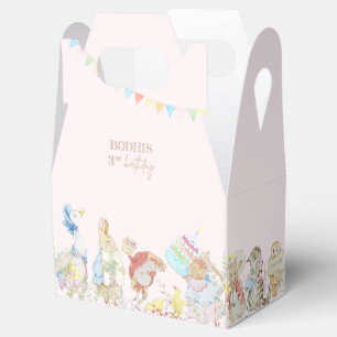 Peter the Rabbit First Birthday Favor Boxes