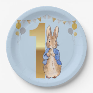 Peter the Rabbit First Birthday Paper Plates