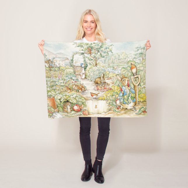 Peter the Rabbit  Fleece Blanket (In Situ)