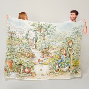 Peter the Rabbit Fleece Blanket