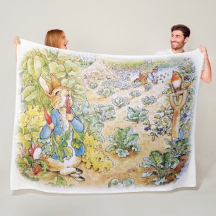Peter the Rabbit Fleece Blanket