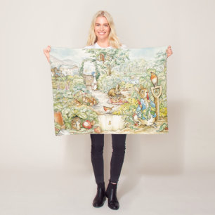 Peter the Rabbit Fleece Blanket