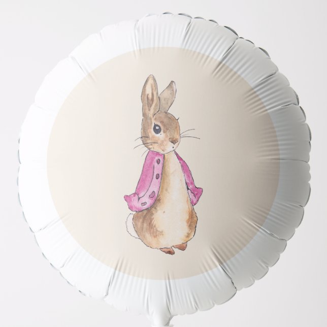 Peter the rabbit Flopsy pink jacket Balloon (Front)