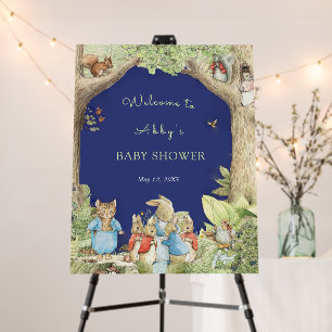 Peter the Rabbit Forest Friends Shower Welcome Foam Board