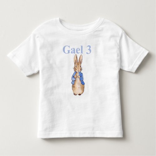 Peter the Rabbit Gael 3 Toddler T_shirt