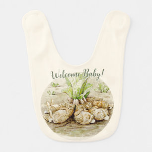 Peter the Rabbit Garden Baby Shower Baby Bib