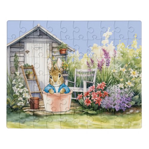 Peter the Rabbit Garden Shed Jigsaw Puzzle