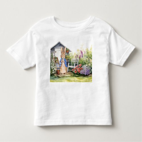Peter the Rabbit Garden Shed Toddler T_shirt