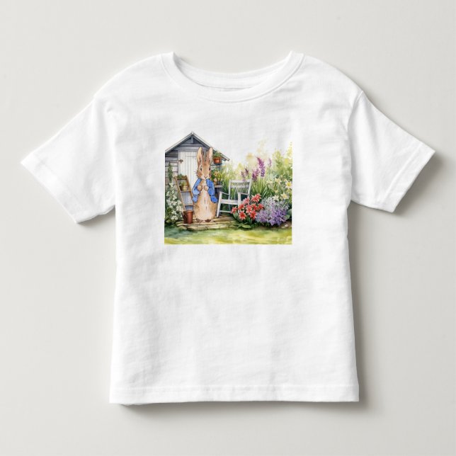 Peter the Rabbit Garden Shed Toddler T-shirt (Front)