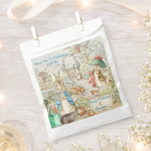 Peter the Rabbit Garden Storybook Birthday Favor Bag