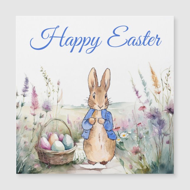 Peter the rabbit Happy Easter  (Front)