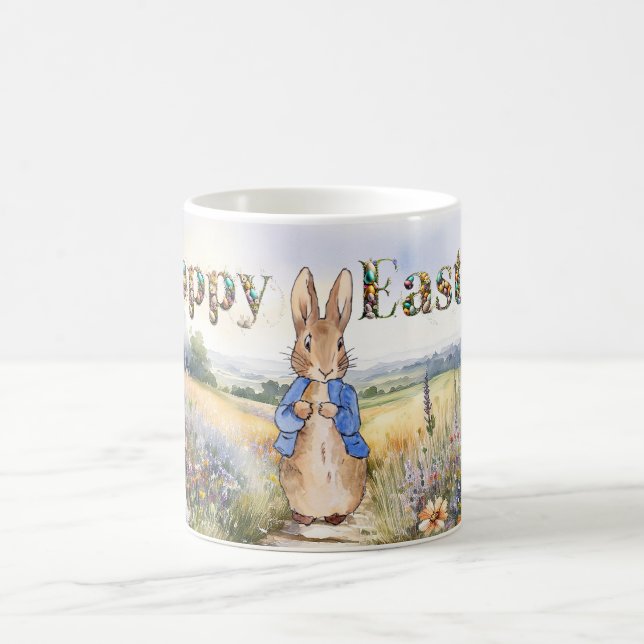 Peter the Rabbit Happy Easter Coffee Mug (Center)