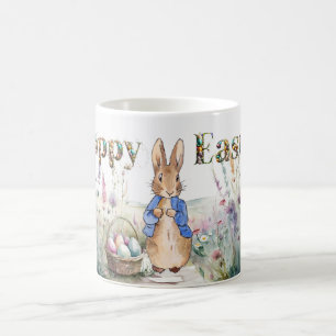Peter the Rabbit Happy Easter Coffee Mug