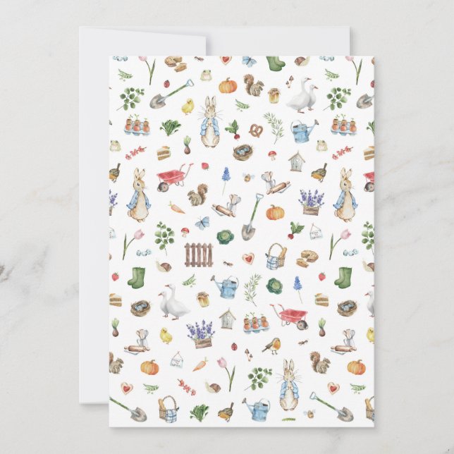 Peter the Rabbit Holiday Card (Front)