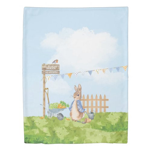 Peter the Rabbit in Garden Baby Duvet Cover