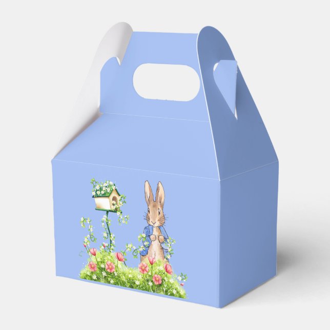 Peter the Rabbit in His Garden    Favor Boxes (Front Side)