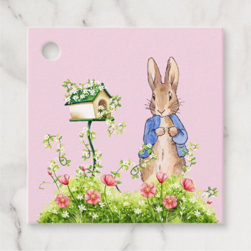 Peter the Rabbit in His Garden    Favor Tags