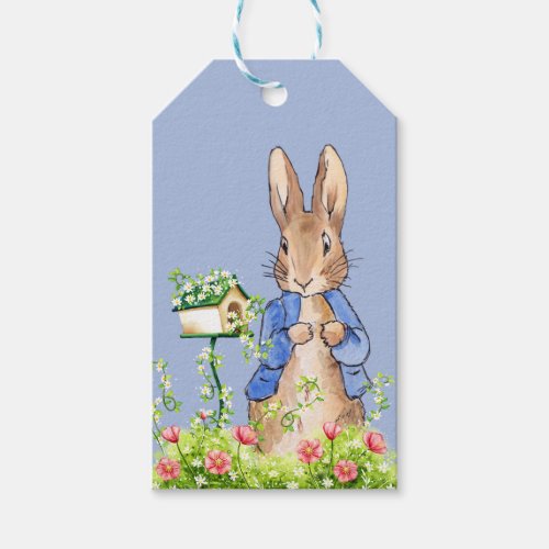 Peter the Rabbit in His Garden    Gift Tags
