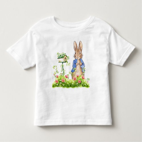 Peter the Rabbit in His Garden Toddler T_shirt