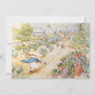 Peter the Rabbit in Mr Mc Gregor's Garden    Invitation