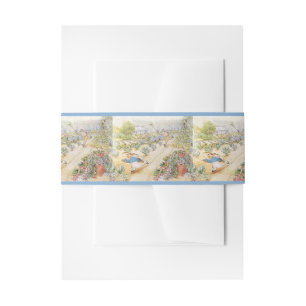 Peter the Rabbit in Mr Mc Gregor's Garden Invitation Belly Band