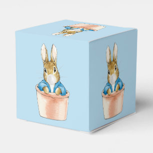 Peter the Rabbit in Pot White Bubble gum Favor Boxes