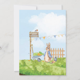 Peter the Rabbit Invitation
