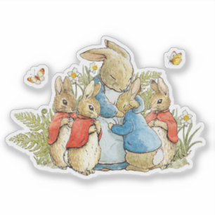 Peter the Rabbit Josephine Bunny  Sticker