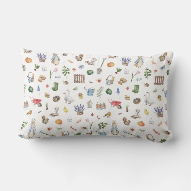 Peter the Rabbit Lumbar Pillow (Back)