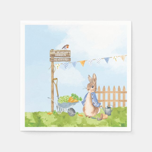 Peter the Rabbit Napkins (Front)