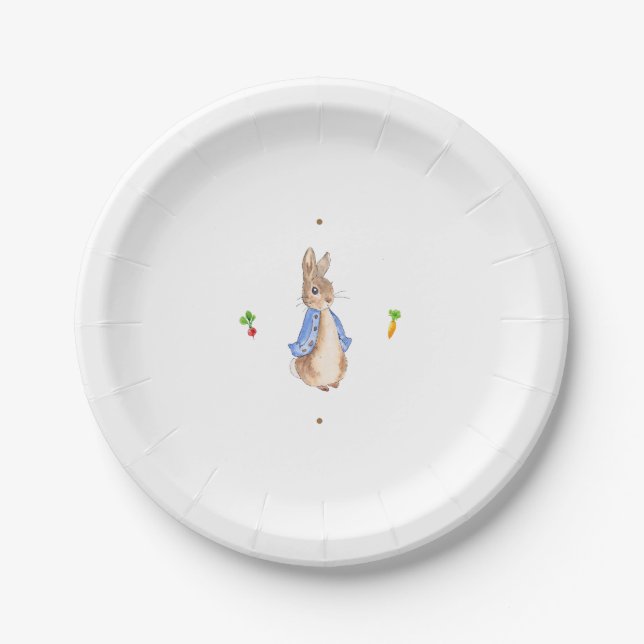 Peter the Rabbit Paper Plates (Front)