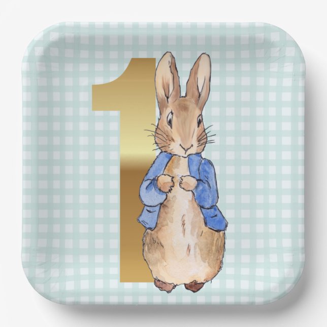 Peter the Rabbit  Paper Plates (Front)